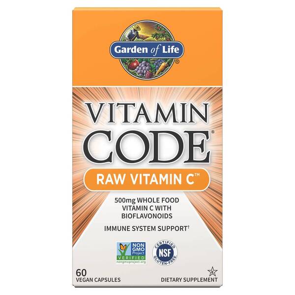 Garden of Life Vitamin Code Raw Vitamin C - 60 vegan caps