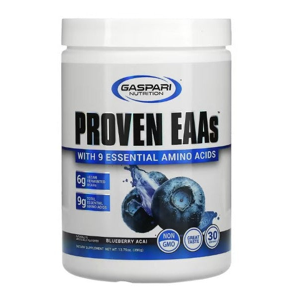 Gaspari Nutrition Proven EAAs, Blueberry Acai - 390g