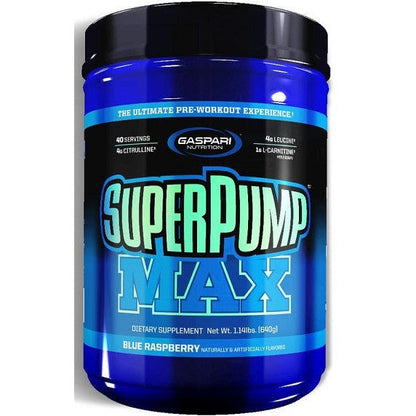 Gaspari Nutrition SuperPump MAX, Blue Raspberry - 640g