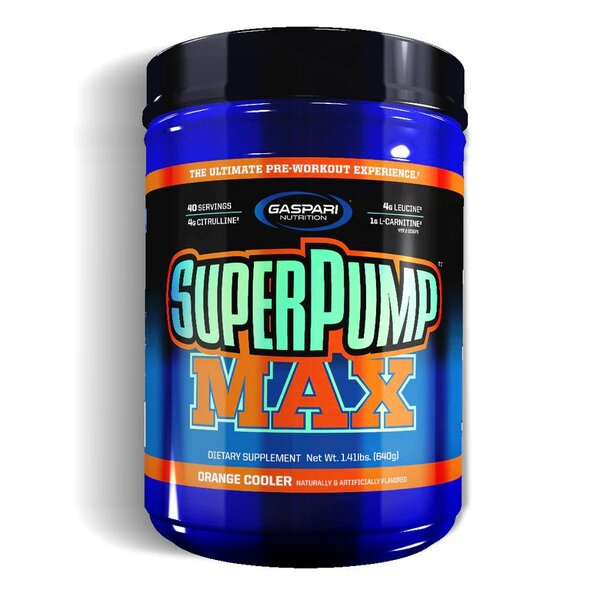 Gaspari Nutrition SuperPump MAX, Orange Cooler - 640g