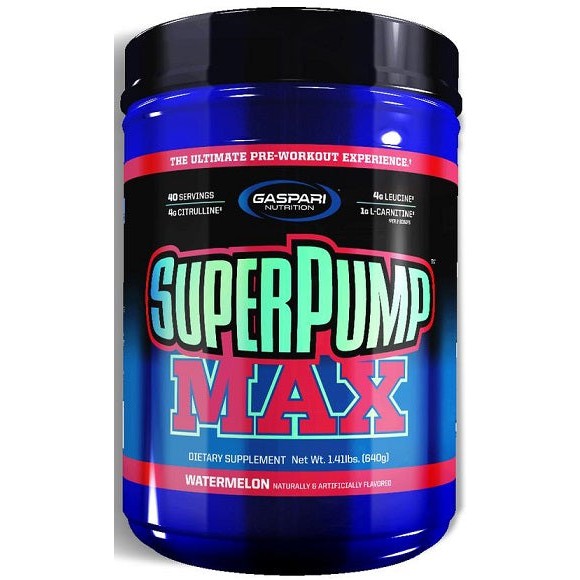Gaspari Nutrition SuperPump MAX, Watermelon - 640g
