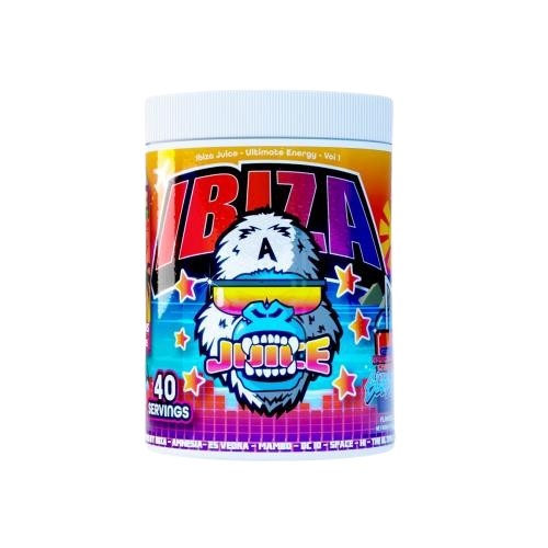 Gorillalpha Ibiza Juice Ultimate Energy Vol 1, Grape Strawberry Orange Slushy - 480g