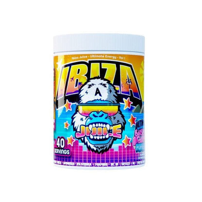 Gorillalpha Ibiza Juice Ultimate Energy Vol 1, Ultimate Bubblegum Popsicle - 480g