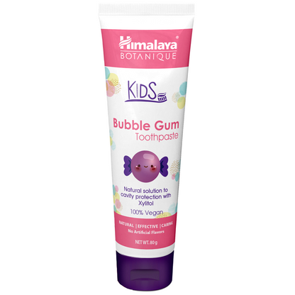 Himalaya Kids Toothpaste, Bubble Gum - 80g