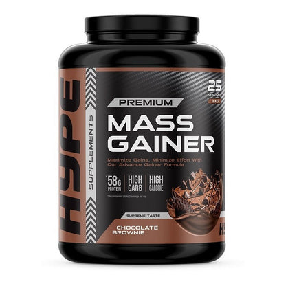 Hype Mass Gainer, Chocolate Brownie - 3000g