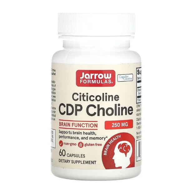 Jarrow Formulas Citicoline CDP Choline, 250mg - 60 caps