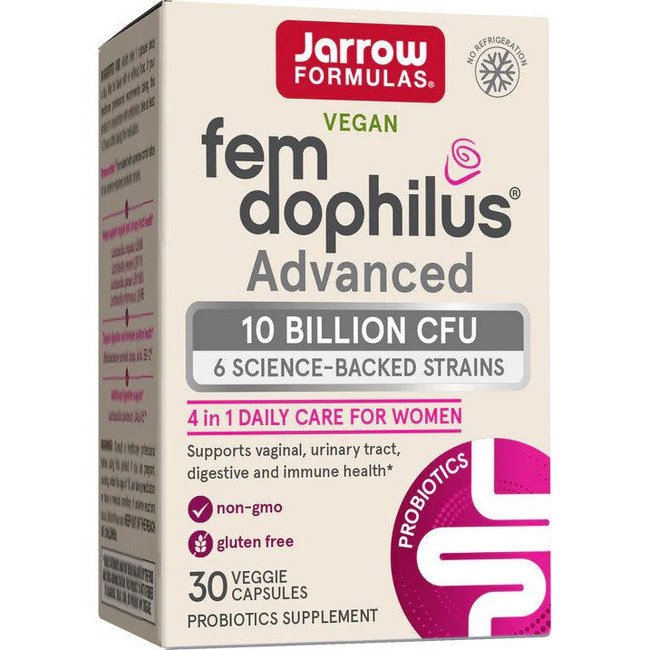 Jarrow Formulas Fem-Dophilus Advanced - Shelf Stable, 10 Billion CFU - 30 vcaps