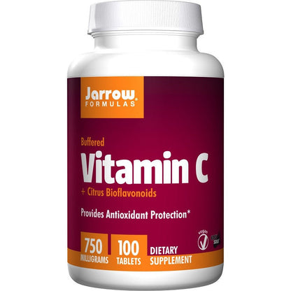 Jarrow Formulas Vitamin C (Buffered) + Citrus Bioflavonoids, 750mg - 100 tabs