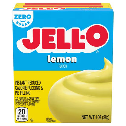 Jell-O Instant Pudding & Pie Filling Sugar Free, Lemon - 28g
