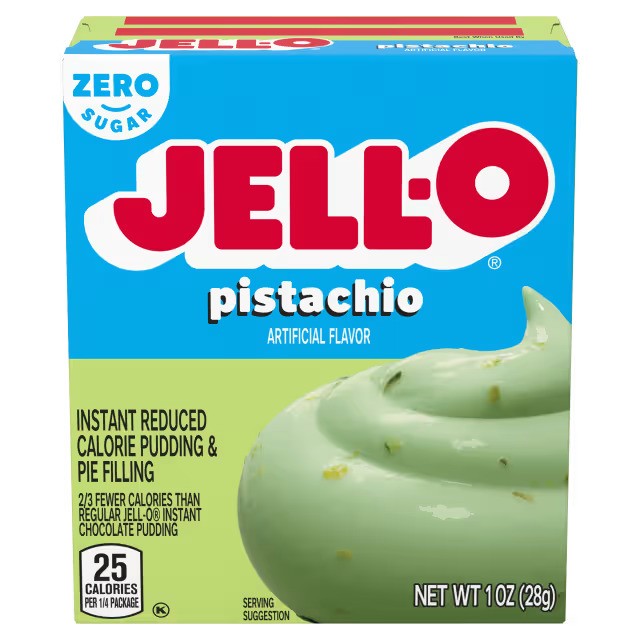 Jell-O Instant Pudding & Pie Filling Sugar Free, Pistachio - 28g