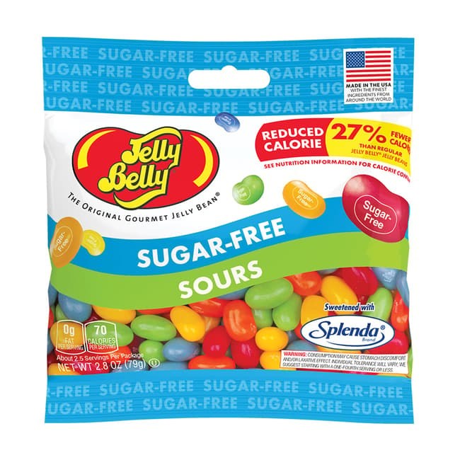 Jelly Belly Sugar-Free Sours Jelly Beans - 79g
