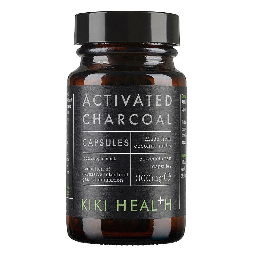 KIKI Health Activated Charcoal, 300mg - 50 vcaps