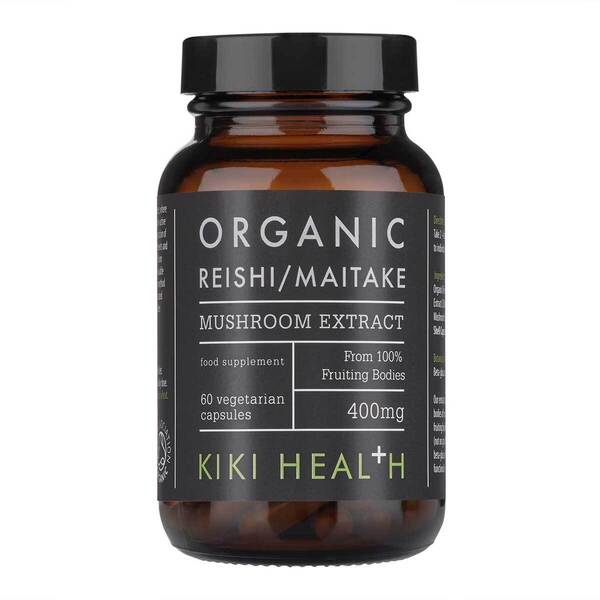 KIKI Health Reishi & Maitake Mushroom Extract - 60 vcaps