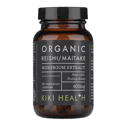 KIKI Health Reishi & Maitake Mushroom Extract - 60 vcaps