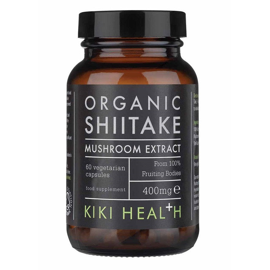 KIKI Health Shiitake Extract, 400mg - 60 vcaps