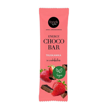 Levann Energy Choco Bar, Strawberry with Chocolate Coating - 15 x 35g