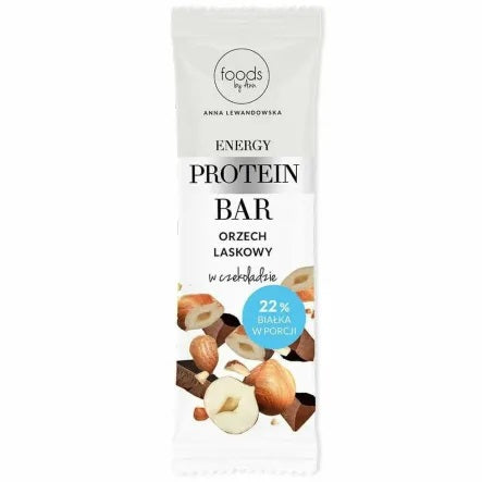 Levann Energy Protein Bar, Hazelnut with Chocolate Coating - 15 x 35g