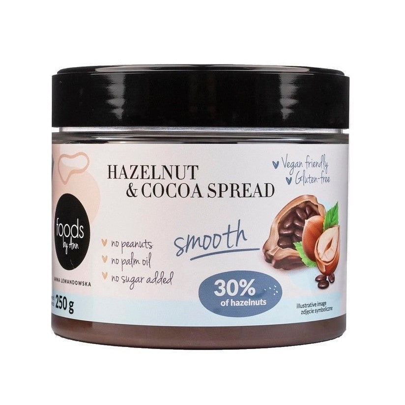 Levann Hazelnut & Cocoa Spread, Smooth - 250g