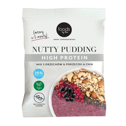 Levann Nutty Pudding, Mix Of 3 Nuts & Currants & Chia - 50g