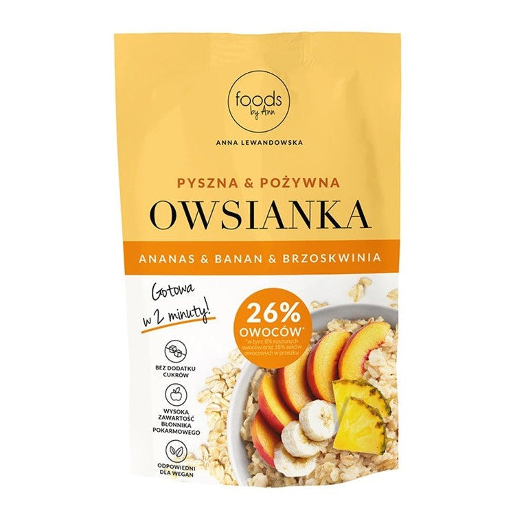 Levann Oatmeal, Pineapple & Banana & Peach - 50g