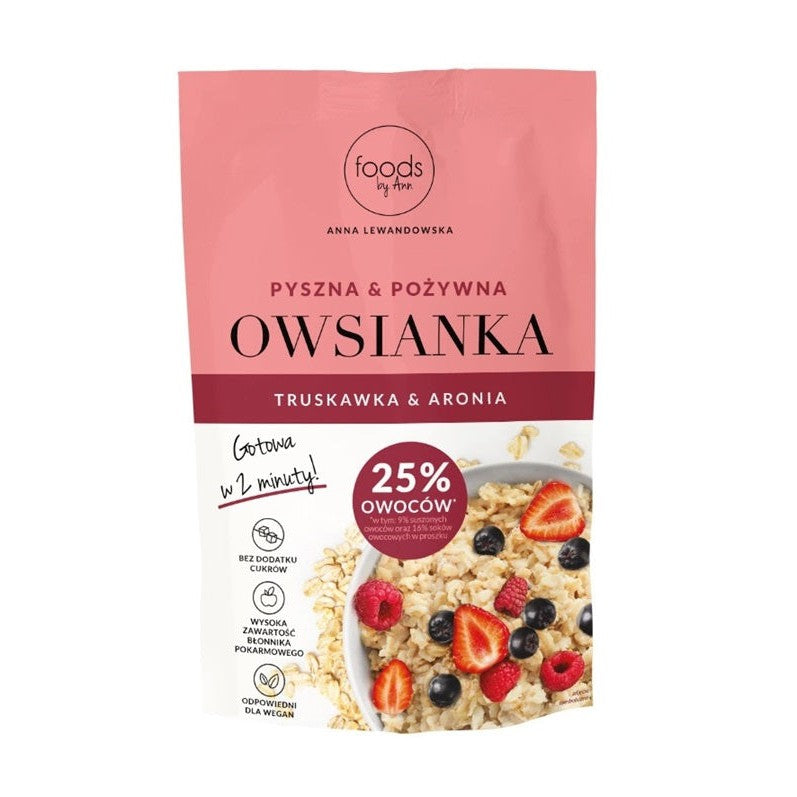 Levann Oatmeal, Strawberry & Chokeberry - 50g