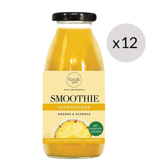 Levann Smoothie, Pineapple & Acerola - 12 x 250 ml.