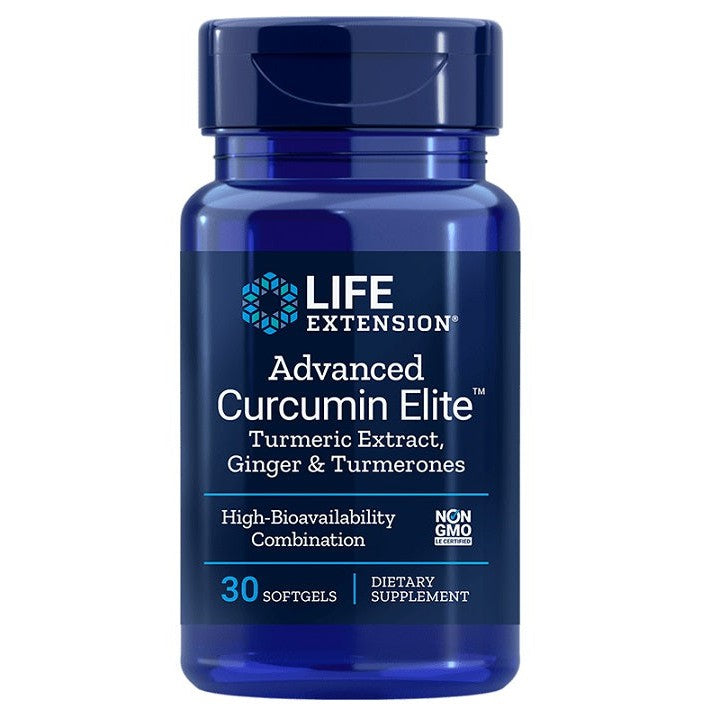 Life Extension Advanced Curcumin Elite Turmeric Extract, Ginger & Turmerones - 30 softgels