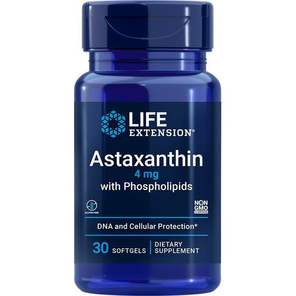 Life Extension Astaxanthin with Phospholipids, 4mg - 30 softgels