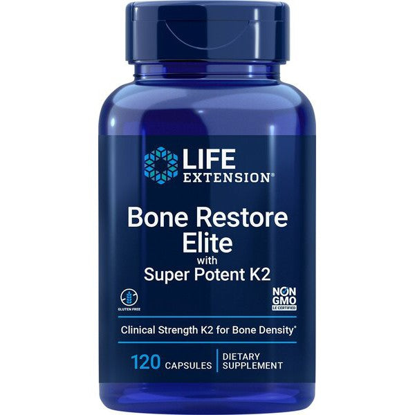 Life Extension Bone Restore Elite with Super Potenet K2 - 120 caps