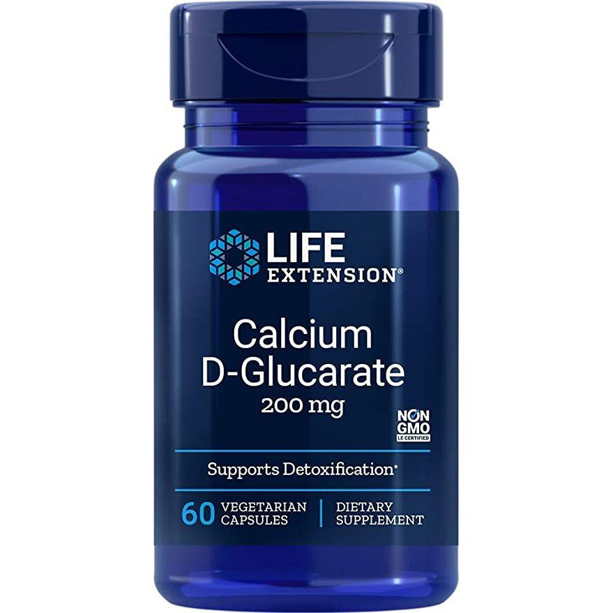Life Extension Calcium D-Glucarate, 200mg - 60 vcaps