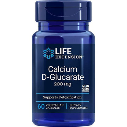 Life Extension Calcium D-Glucarate, 200mg - 60 vcaps