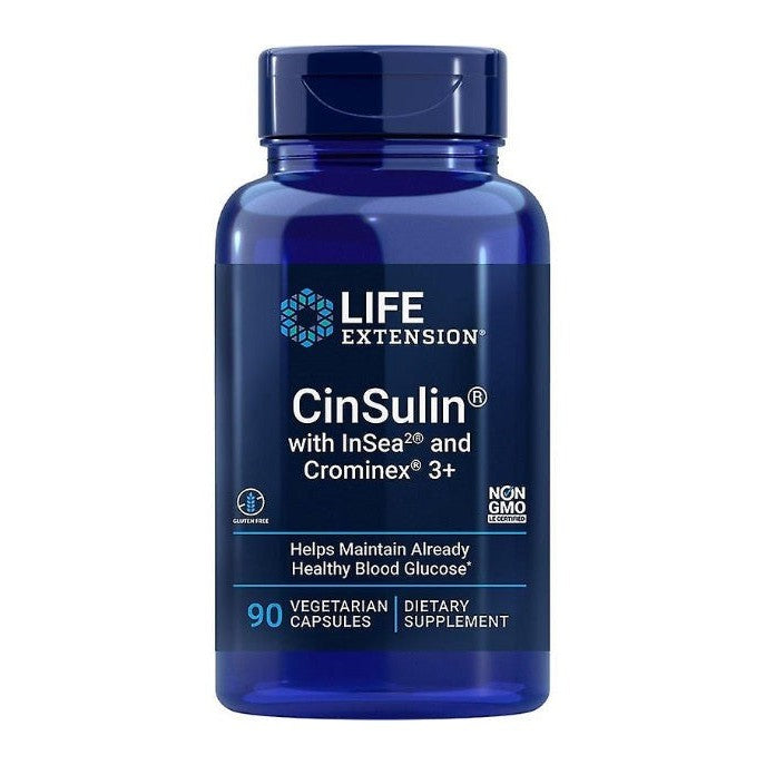 Life Extension CinSulin with InSea2 & Crominex 3+ - 90 vcaps
