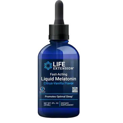 Life Extension Fast-Acting Liquid Melatonin, Citrus-Vanilla - 59 ml.