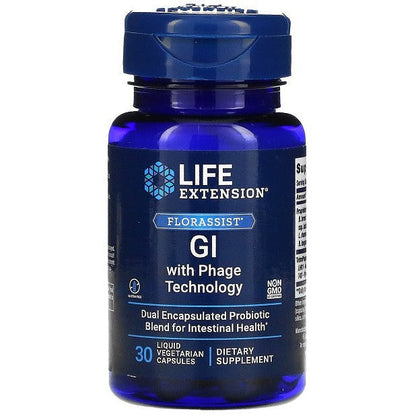 Life Extension Florassist GI with Phage Technology - 30 liquid vcaps