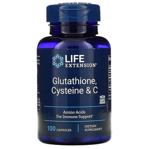 Life Extension Glutathione, Cysteine & C - 100 caps