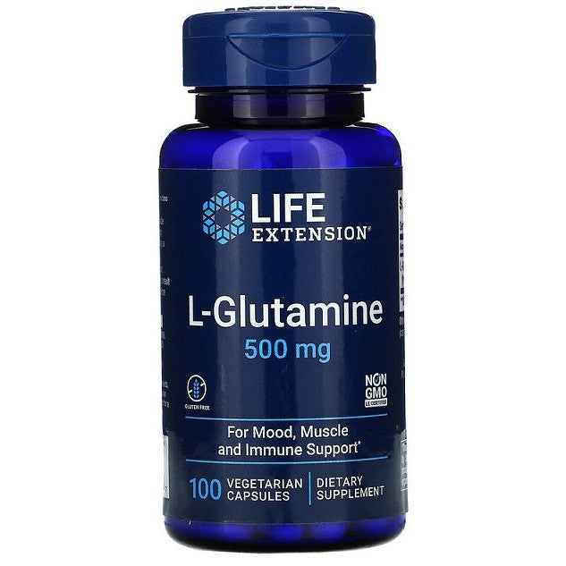 Life Extension L-Glutamine, 500mg - 100 vcaps