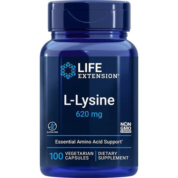 Life Extension L-Lysine, 620mg - 100 vcaps