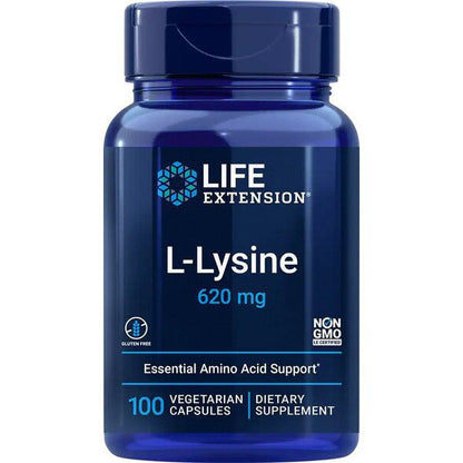 Life Extension L-Lysine, 620mg - 100 vcaps