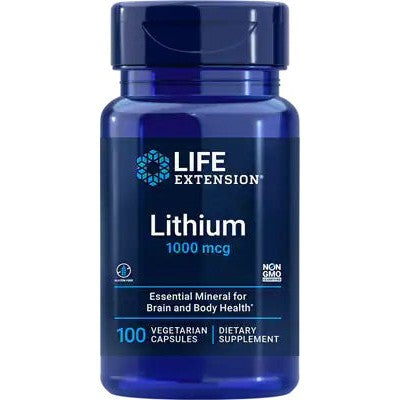 Life Extension Lithium, 1000mcg - 100 vcaps