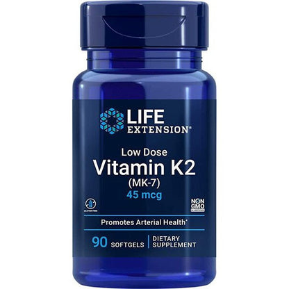Life Extension Low Dose Vitamin K2 (MK-7), 45mcg - 90 softgels