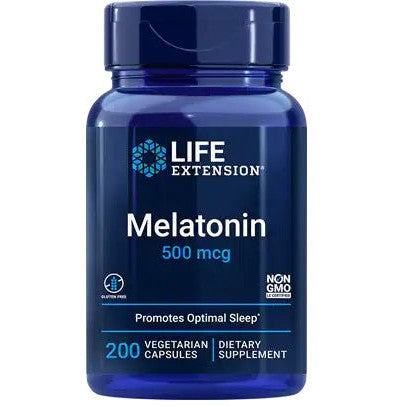Life Extension Melatonin, 500mcg - 200 vcaps