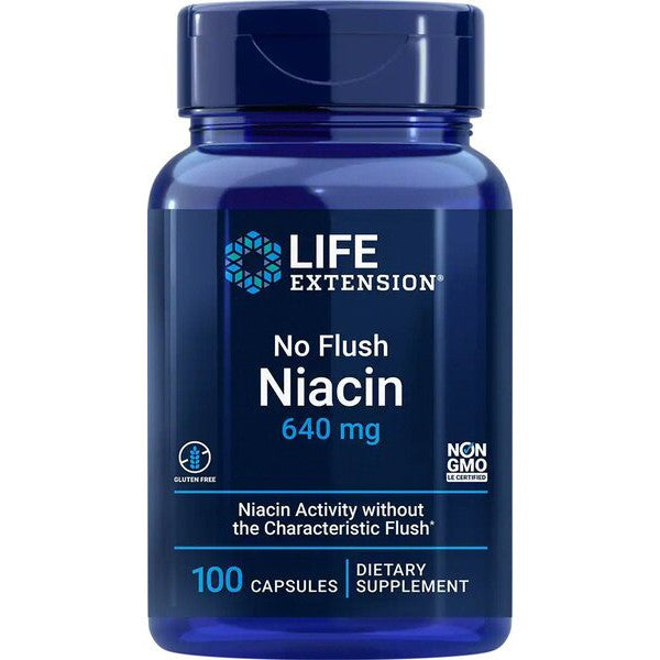 Life Extension No Flush Niacin - 100 caps
