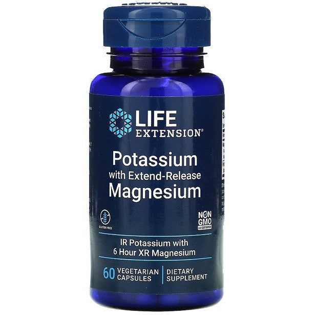 Life Extension Potassium with Extend-Release Magnesium - 60 vcaps