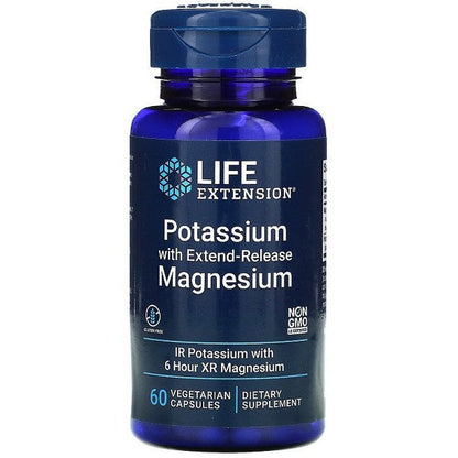 Life Extension Potassium with Extend-Release Magnesium - 60 vcaps