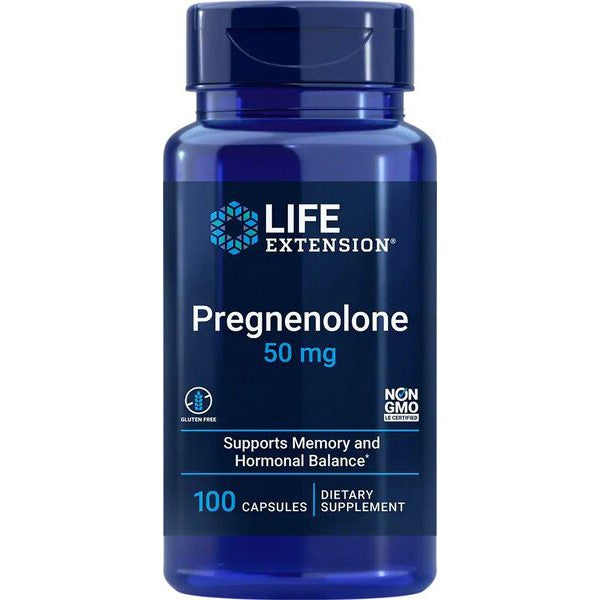 Life Extension Pregnenolone, 50mg - 100 caps