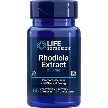 Life Extension Rhodiola Extract, 250mg - 60 vcaps