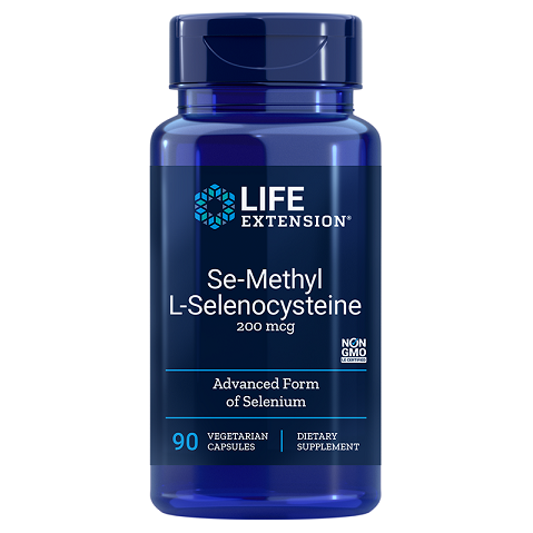 Life Extension Se-Methyl L-Selenocysteine, 200mcg - 90 vcaps