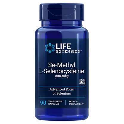 Life Extension Se-Methyl L-Selenocysteine, 200mcg - 90 vcaps