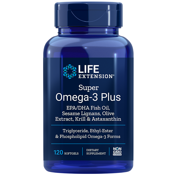 Life Extension Super Omega-3 Plus - 120 softgels