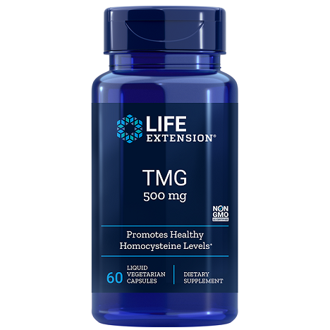 Life Extension TMG, 500mg - 60 liquid vcaps